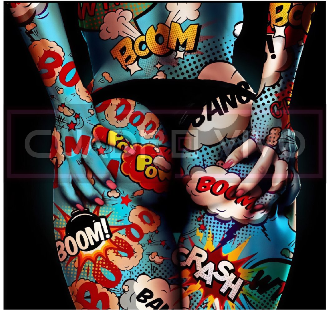 Cuerpo Pop Art – Explosión BOOM & CRASH