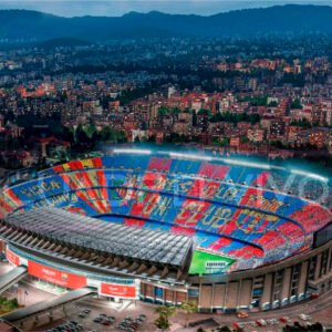 El Corazón del Barça Iluminado