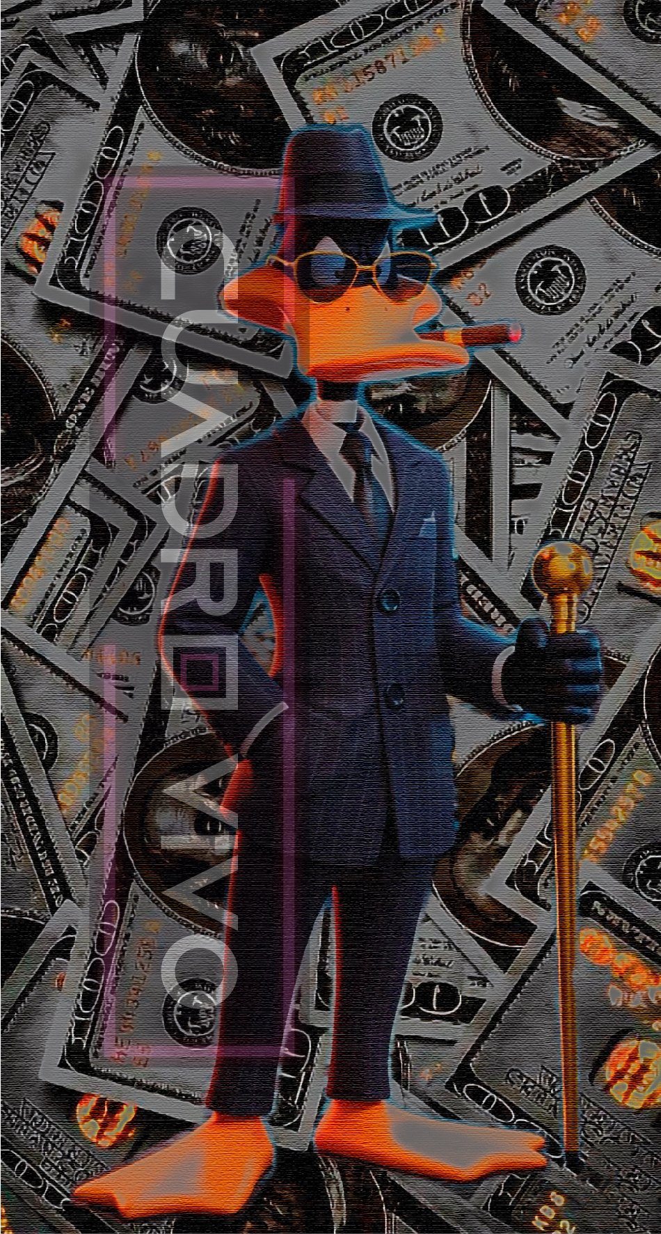 Money Duck Boss – Arte Premium de Abundancia y Riqueza