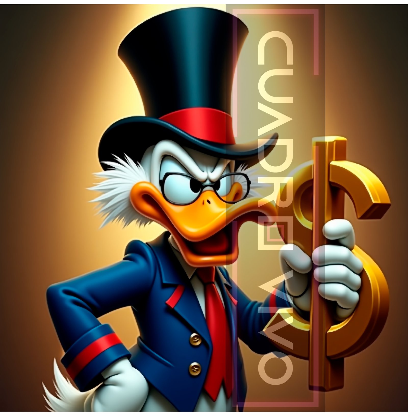 Tío Gilito Icono del Dinero – Edición Premium