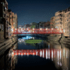 Girona Night Bridge