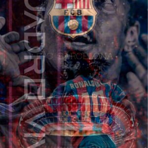 Ronaldinho “El Mago del Barça” – Arte Premium en Lienzo