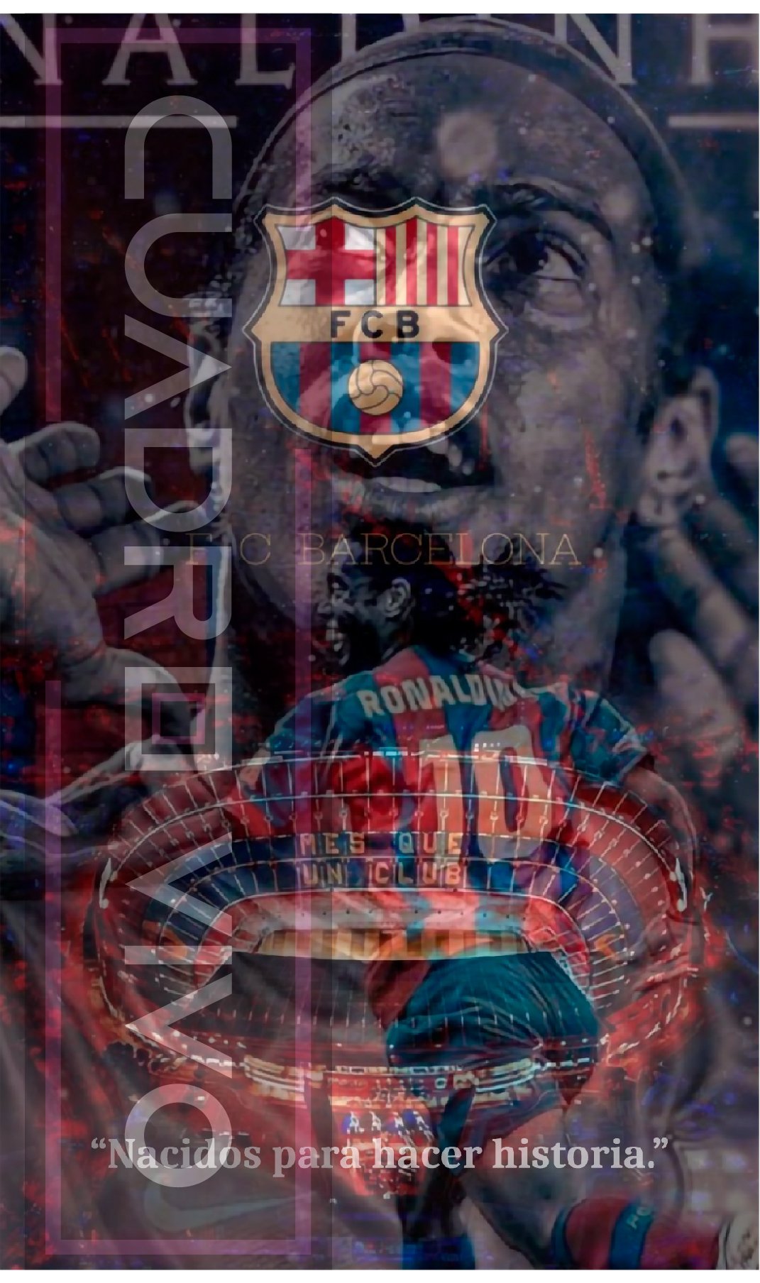 Ronaldinho “El Mago del Barça” – Arte Premium en Lienzo