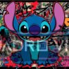 Stitch Graffiti Money — Arte Urbano Moderno
